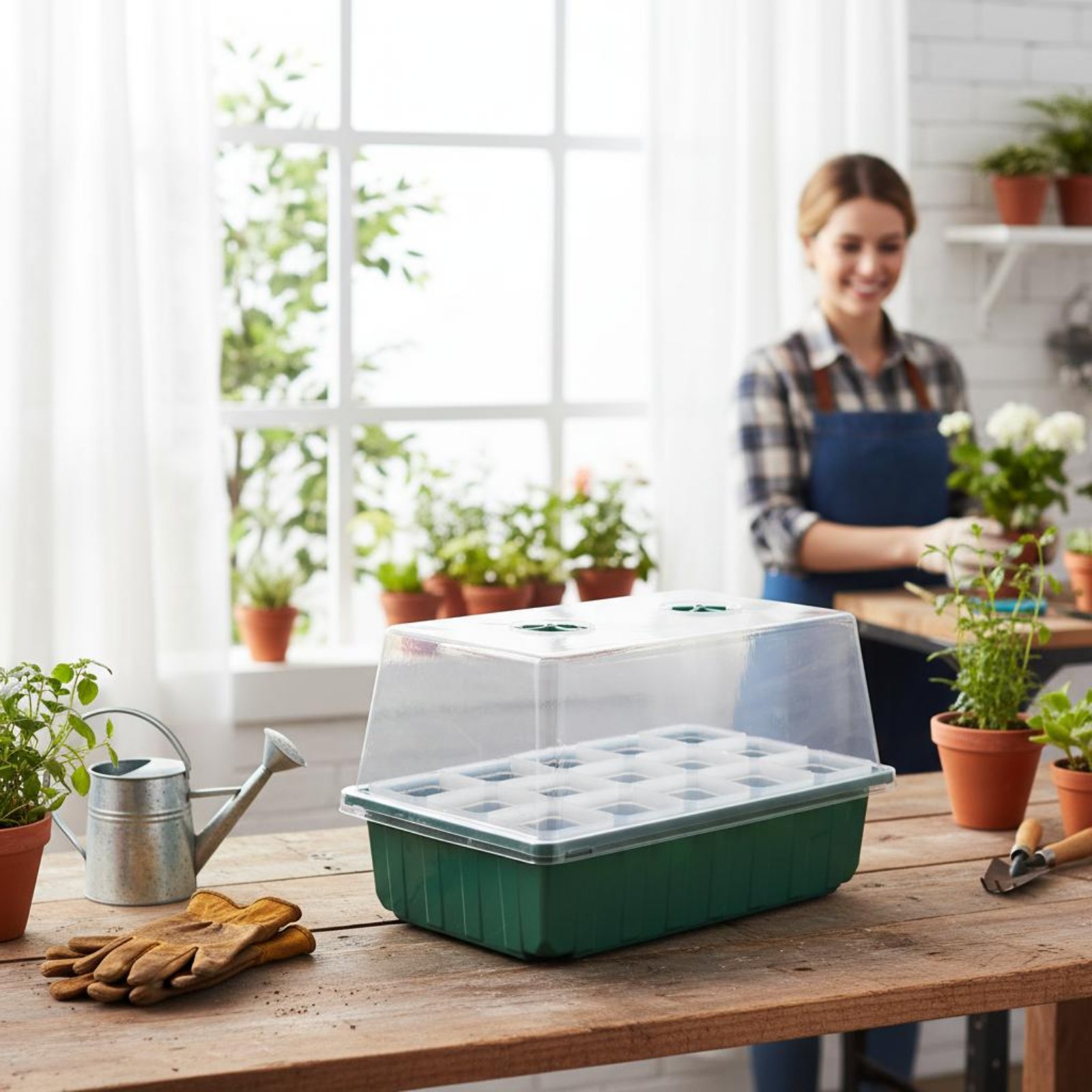 Humidity Dome Kit - Mini Greenhouse Propagator Box Transparent Root