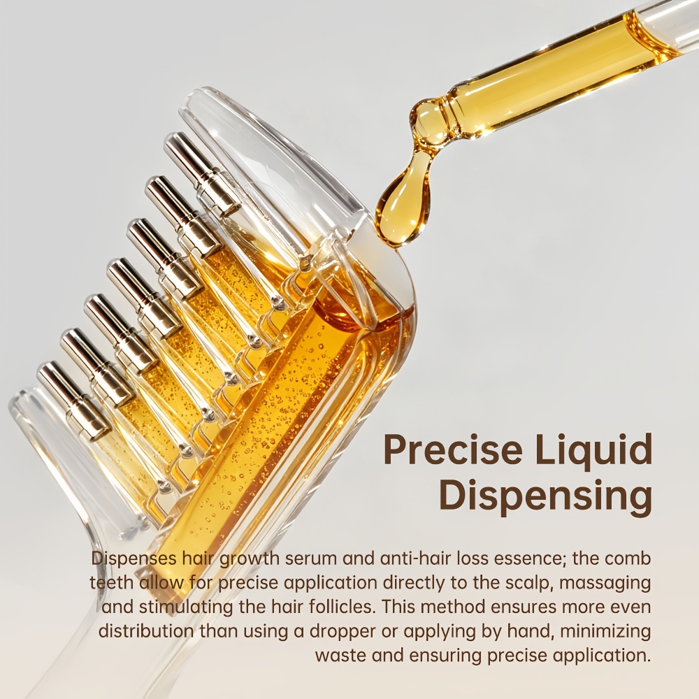 Root Stimulator Liquid - Portable Transparent Hair Root Comb Liquid