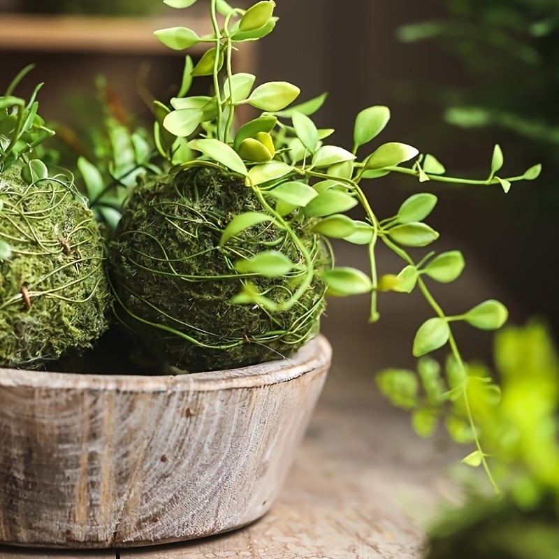 Artificial Moss Ball Planter,  - огляд і ціна Sphagnum Moss Dry