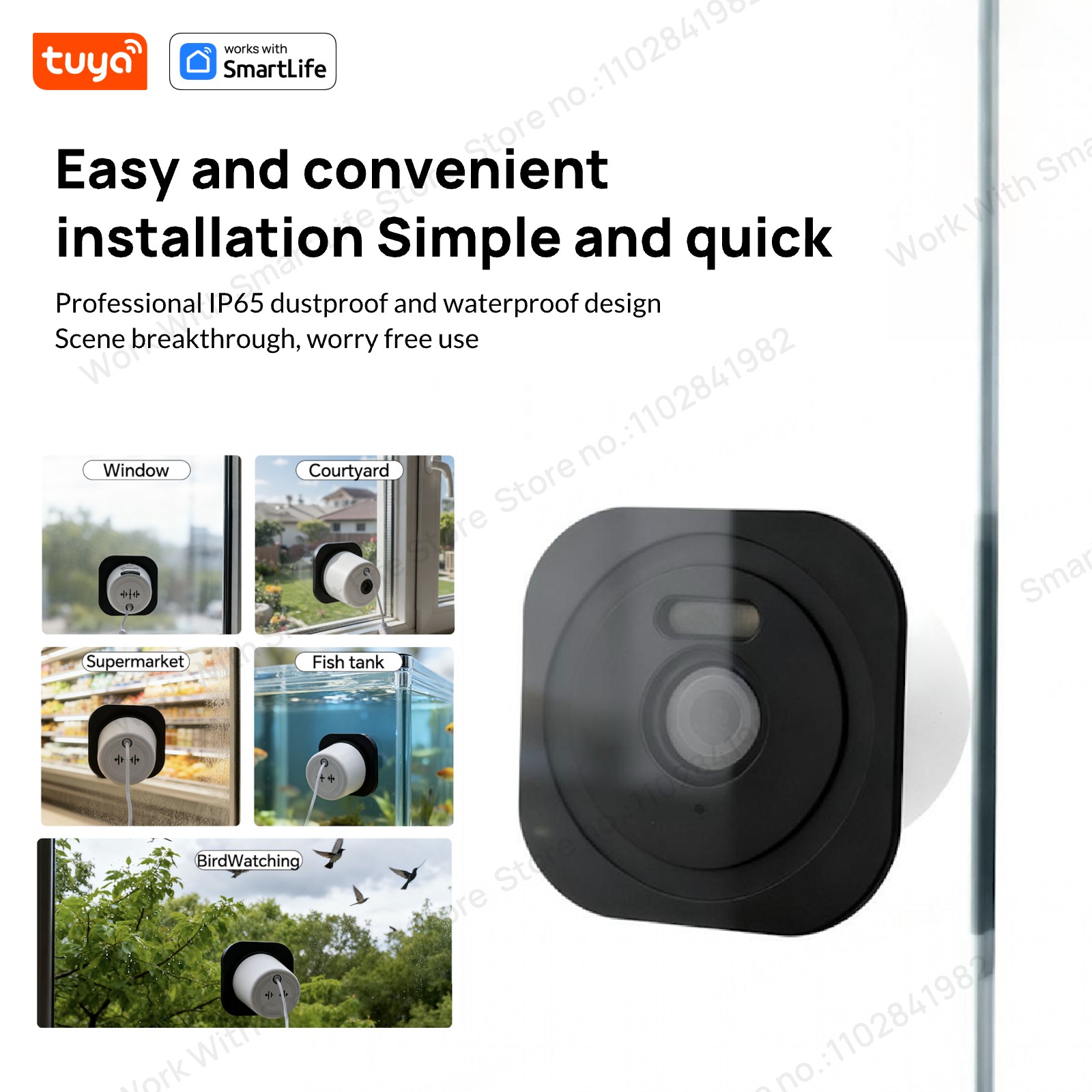 3MP 2K Tuya Window Camera,2.4G - огляд і ціна Eufy Camera E220