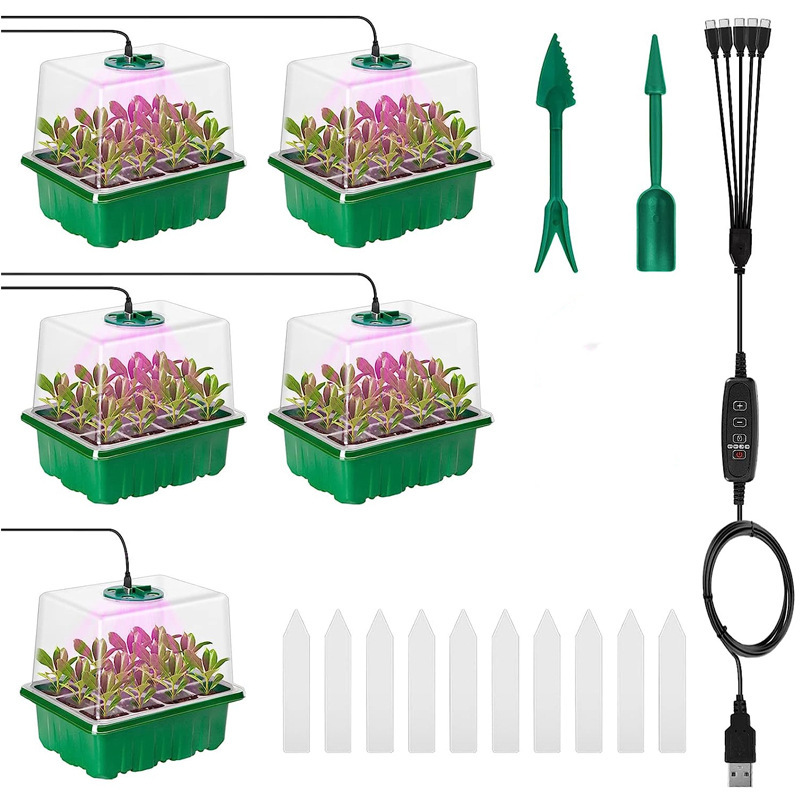 Seed starter tray with grow li - огляд і ціна Humidity Dome Kit