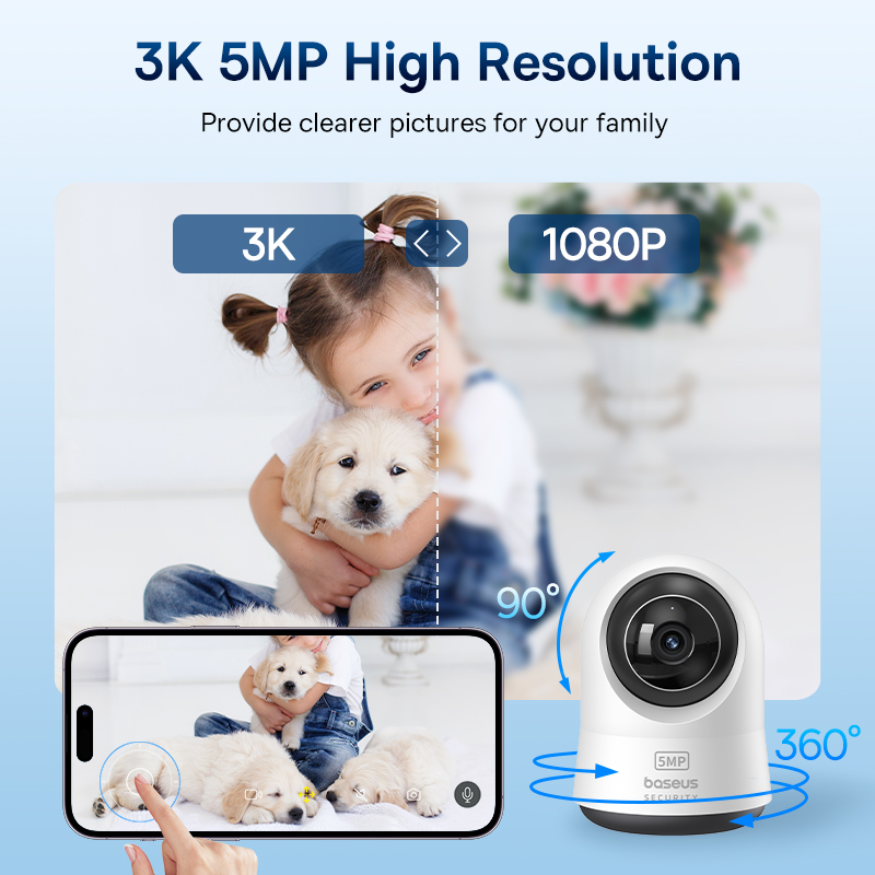 Baseus 5MP 3K WiFi IP Camera 2 - огляд і ціна Eufy Camera E220