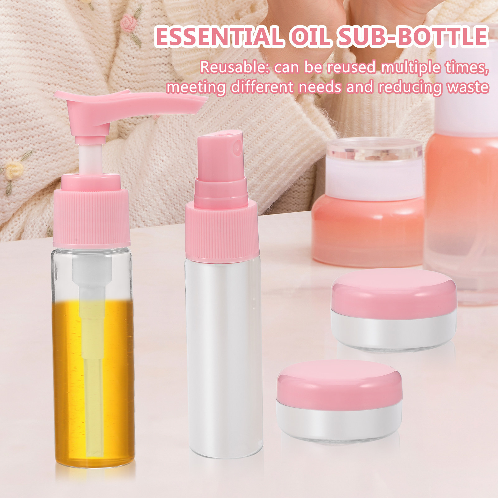 1Set Compact Travel Bottle Set - огляд і ціна Misting Bottle Fine