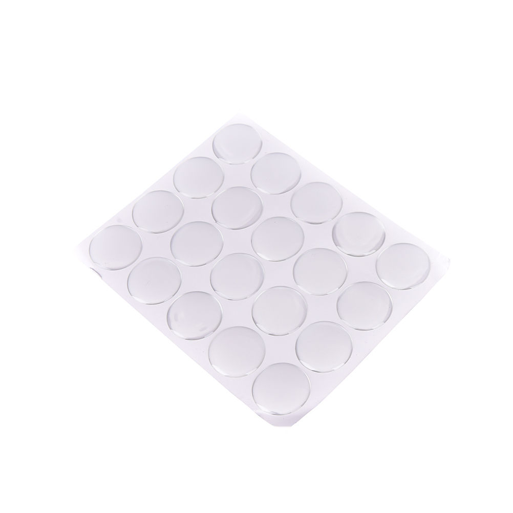 100pcs/sheet 25mm Round Dome 3 - огляд і ціна Plastic Dome Clear