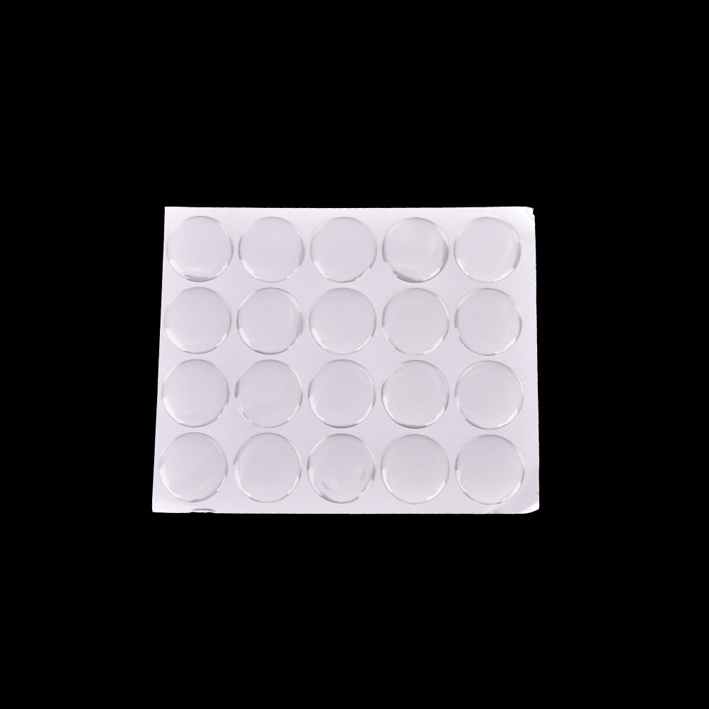 100pcs/sheet 25mm Round Dome 3 - огляд і ціна Plastic Dome Clear